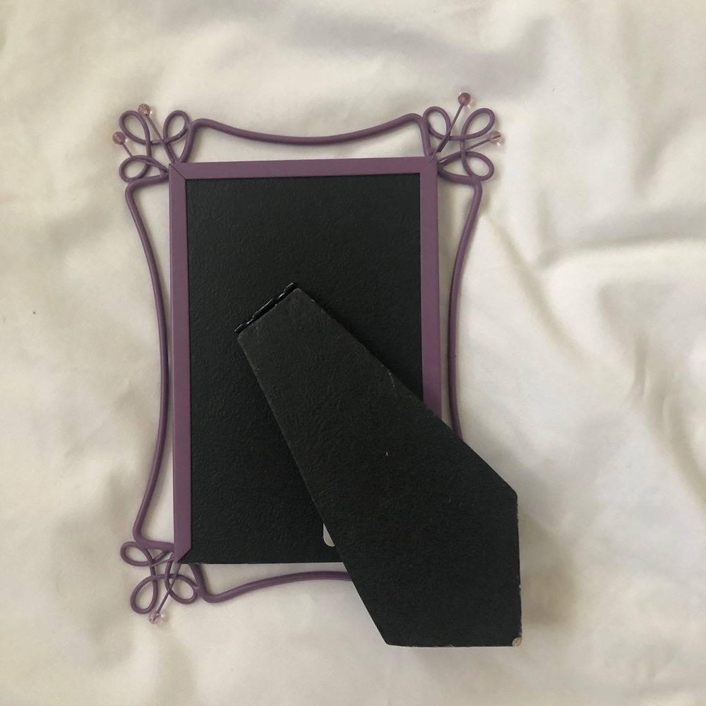 🎉🎉5 FOR $25🎉🎉PURPLE METAL 4 x 6 PHOTO FRAME - Picture 3 of 4
